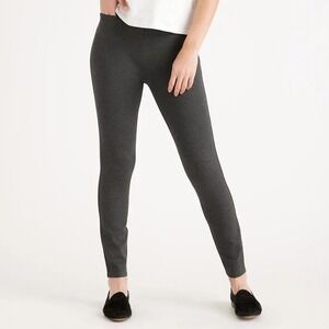 NWT Quince Ultra Stretch Ponte‎ Skinny Pant Sz M Charcoal Gray Pocket Slim Ankle